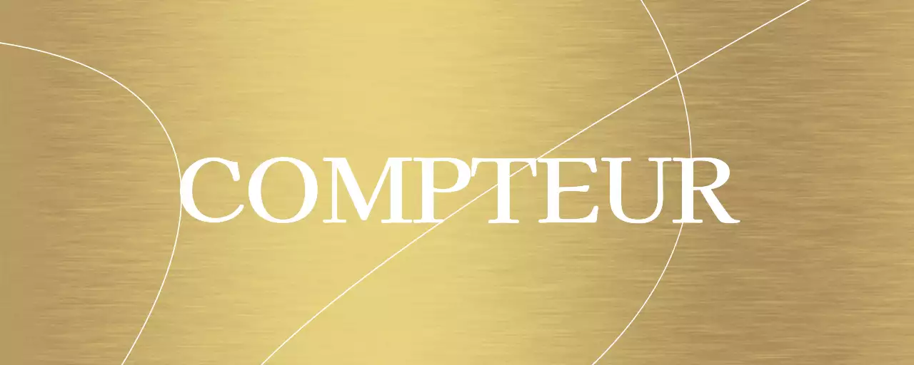 Nom de lieu d'un magasin de vêtements avec des lignes courbes blanches et accentuées