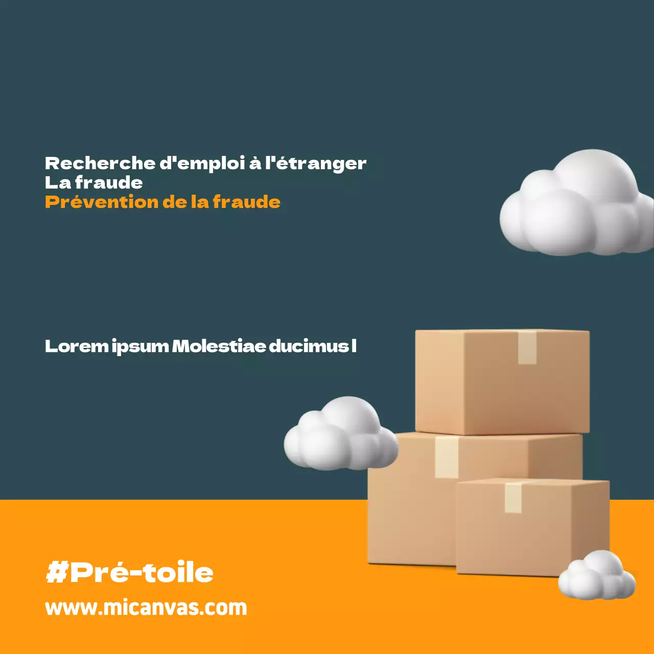 Comment éviter d'être victime d'escroqueries au travail à domicile à l'étranger dans les CardNews vertes et orange