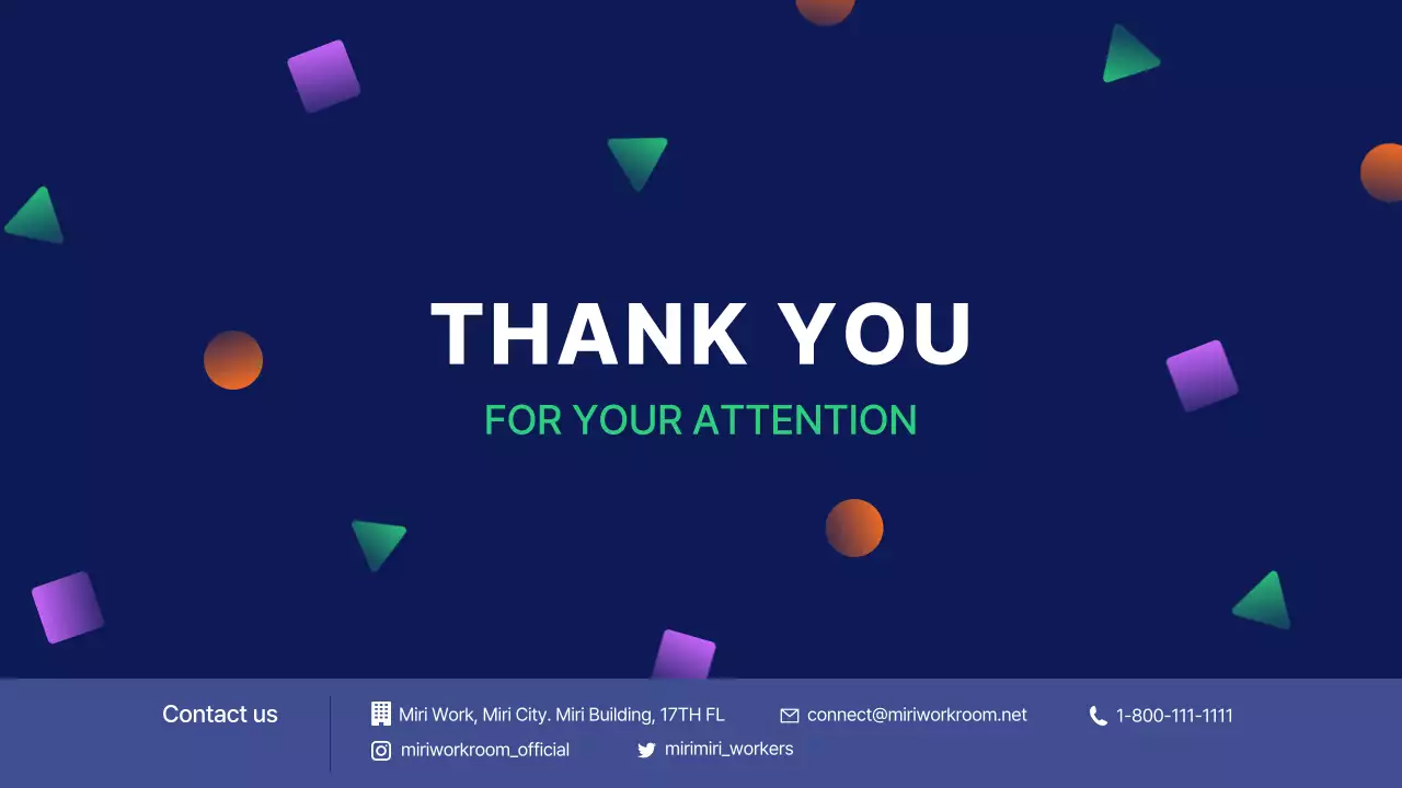 Recruiting local creators with shapes in navy blue and accent colors