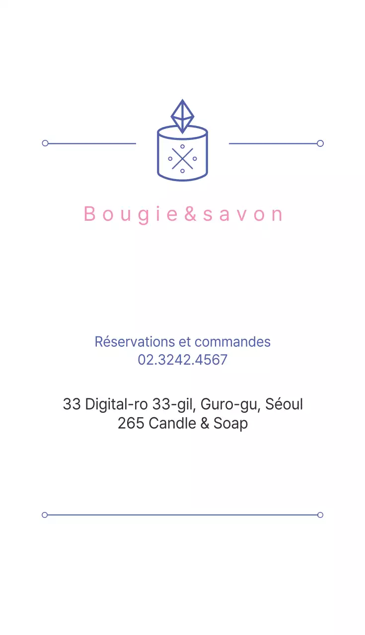 Fabrique de savon à la bougie