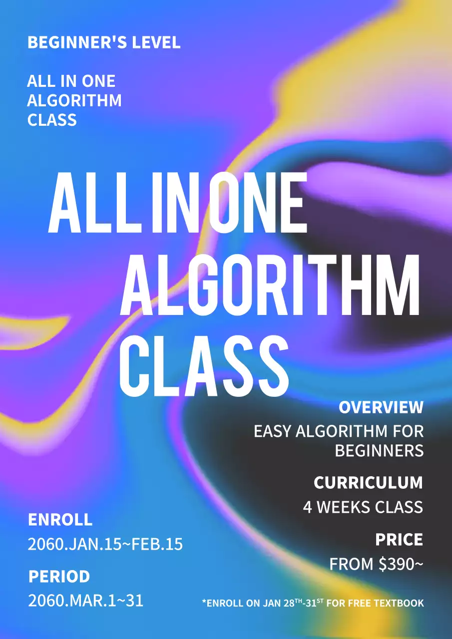 Algorithmic Lesson Guide for the Blue, Yellow, and Purple Gradient Concept