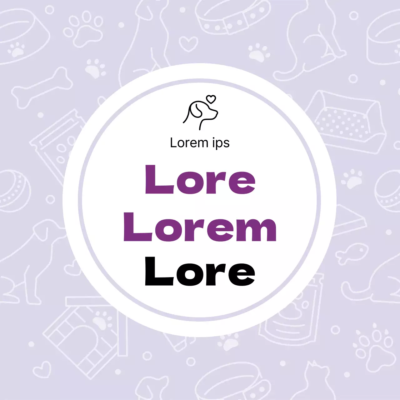 Étiquette de gomme dentaire à texte surligné violet