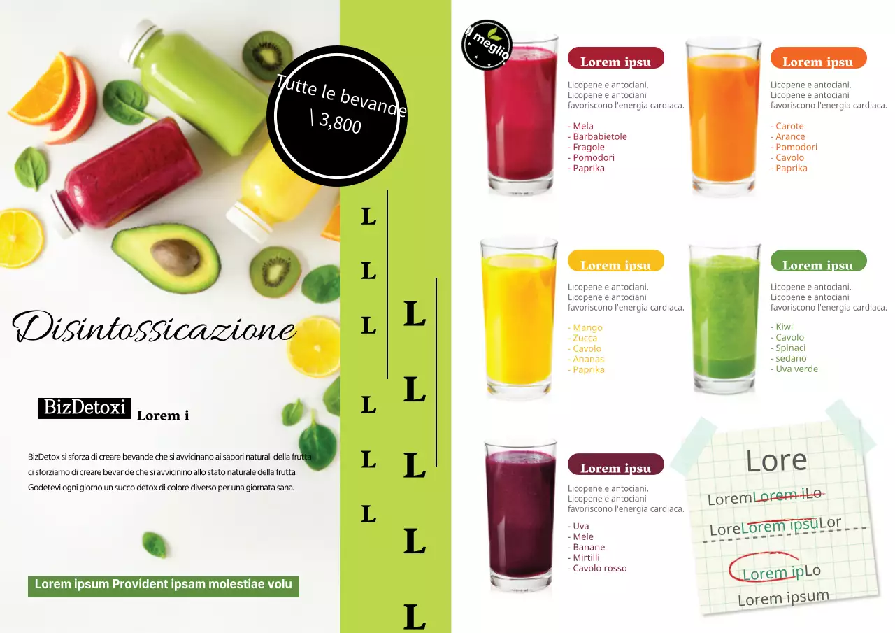 Succhi disintossicanti