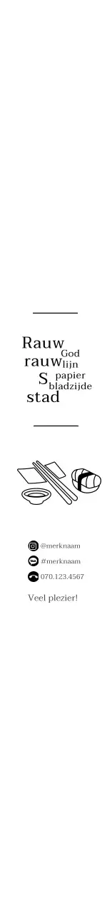 Lunchdoos met wit eenvoudig pictogram