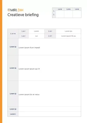 Eenvoudige documentopmaak Creatieve korte zakelijke opmaak