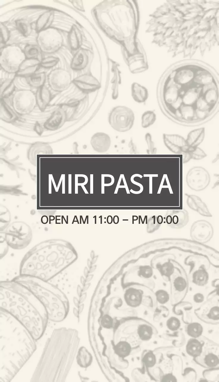 アイボリー シンプル レストラン 名刺