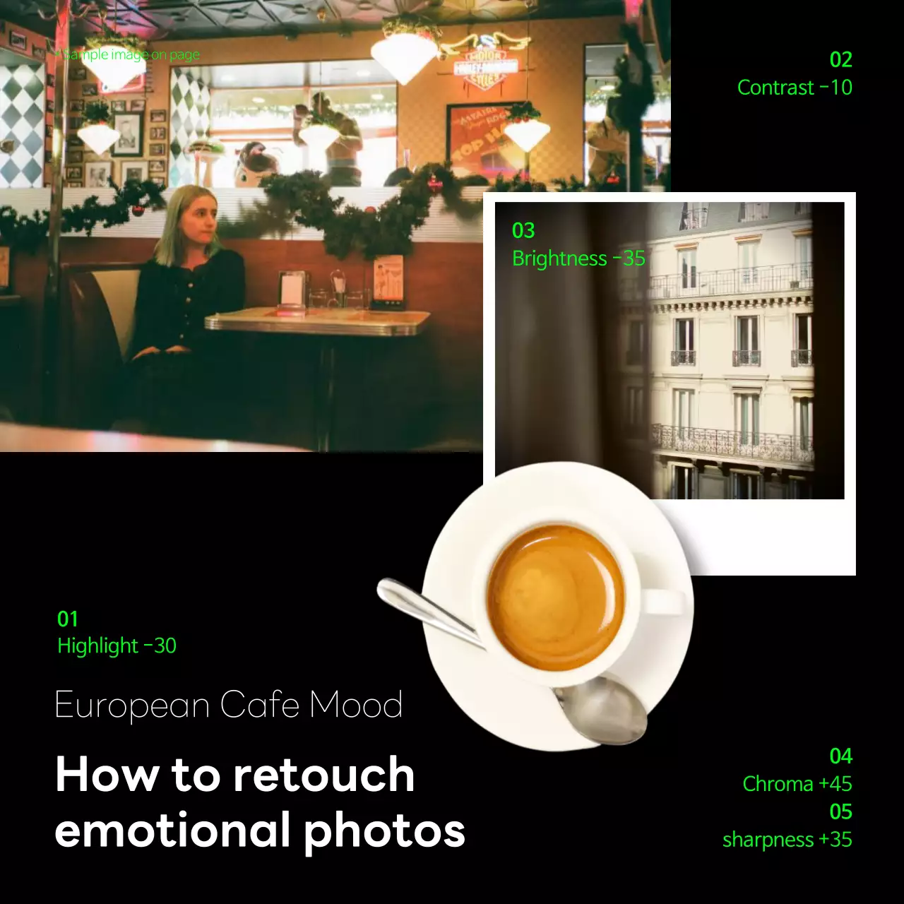 Black Modern Photo Guide Social Media Post