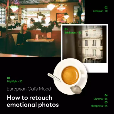 Black Modern Photo Guide Social Media Post