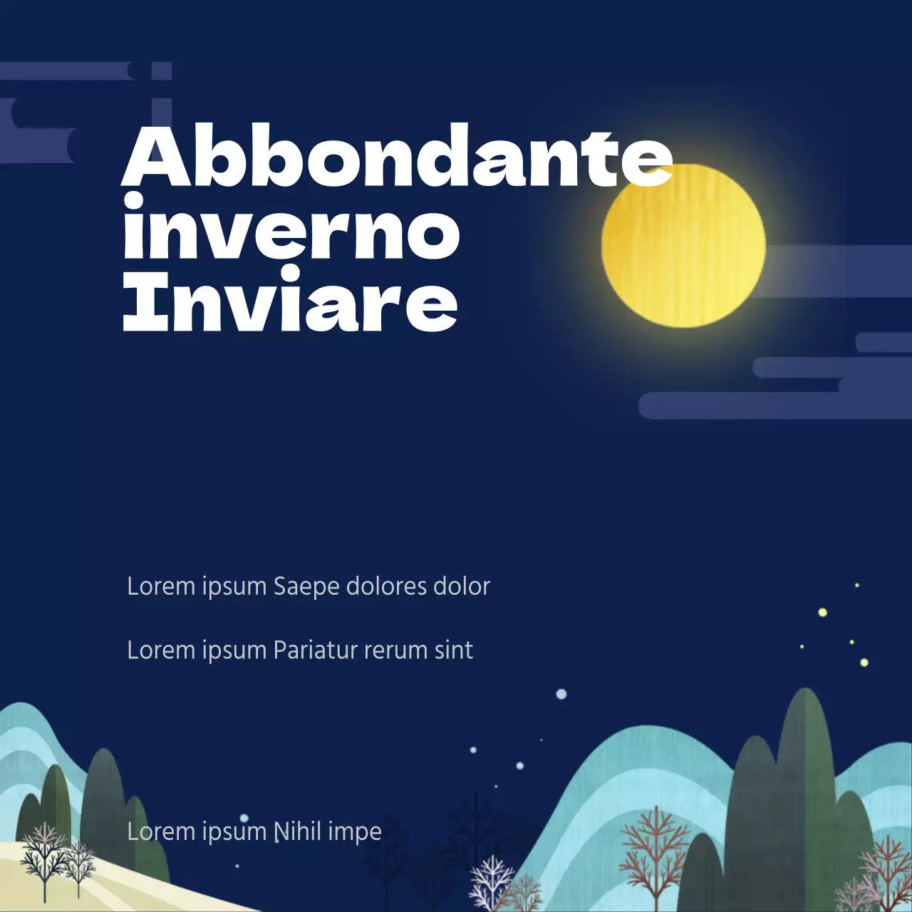 Un raccolto abbondante