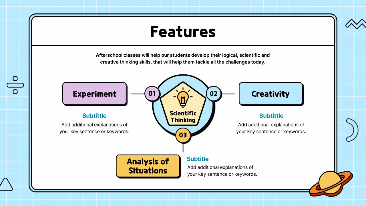 Đề xuất kế hoạch hoạt động lớp học minh họa khoa học đầy màu sắc và dễ thương