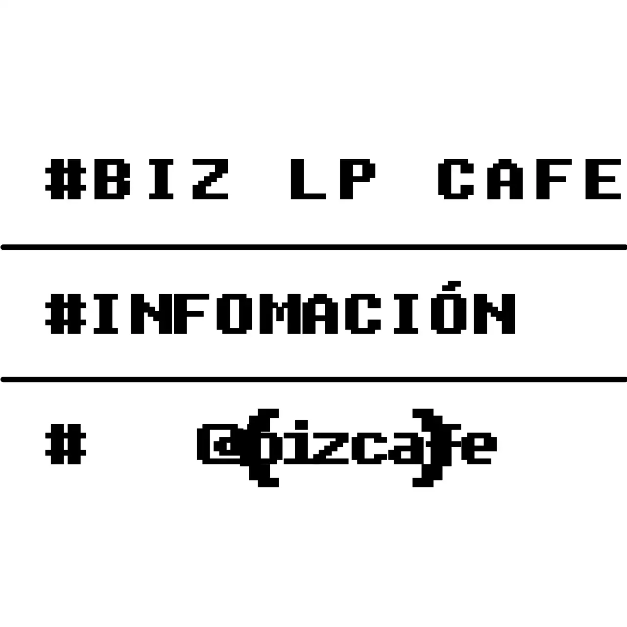 Texto sencillo y moderno estilo papelería café en negro