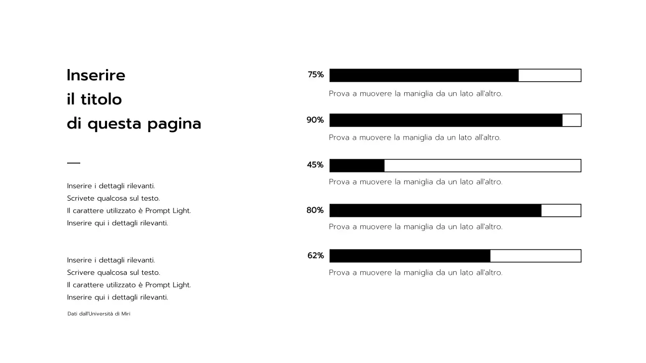 Presentazioni in bianco e nero