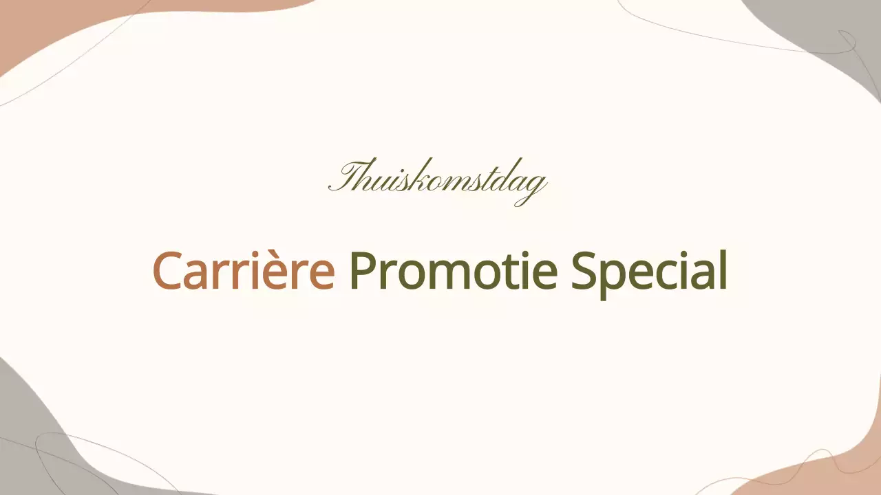 Een speciale lezing over pastel, gebogen patronen in carrièrepaden