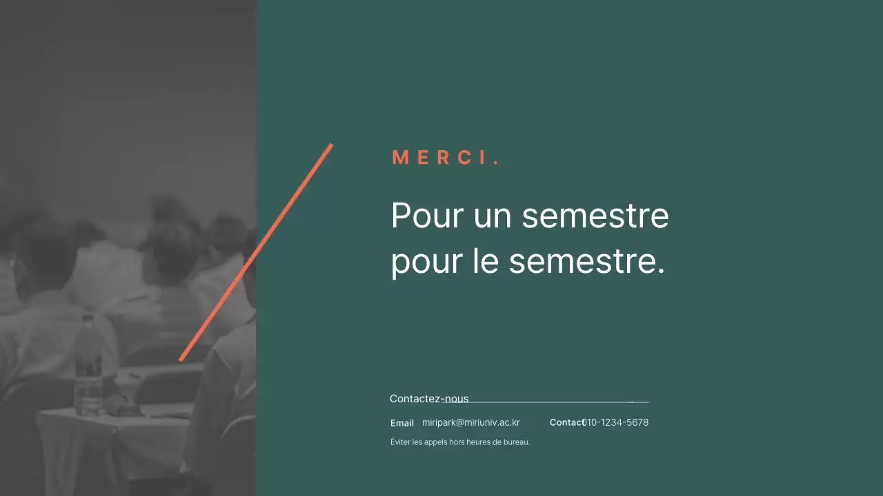 Conception d'un syllabus vert-orange