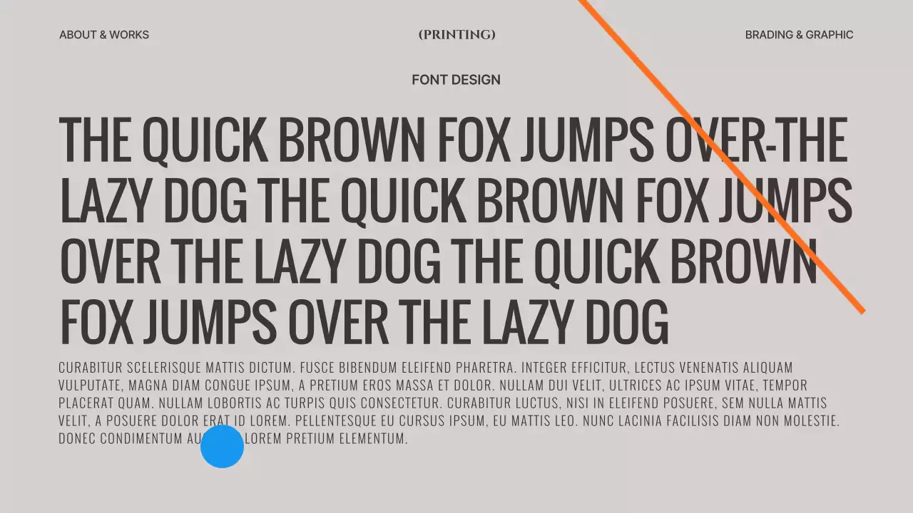 Gray and khaki lines and shapes concept design portfolio