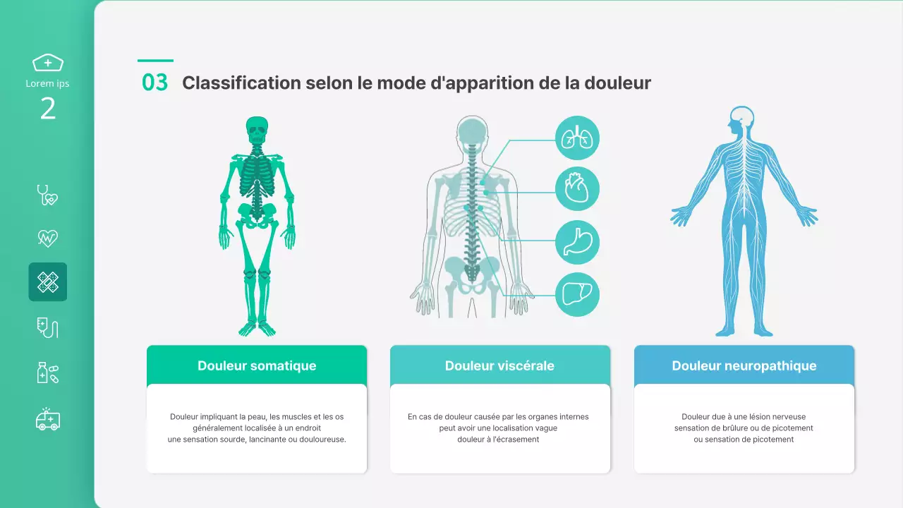 Présentation d'une classe d'infirmières mettant en valeur des illustrations vertes