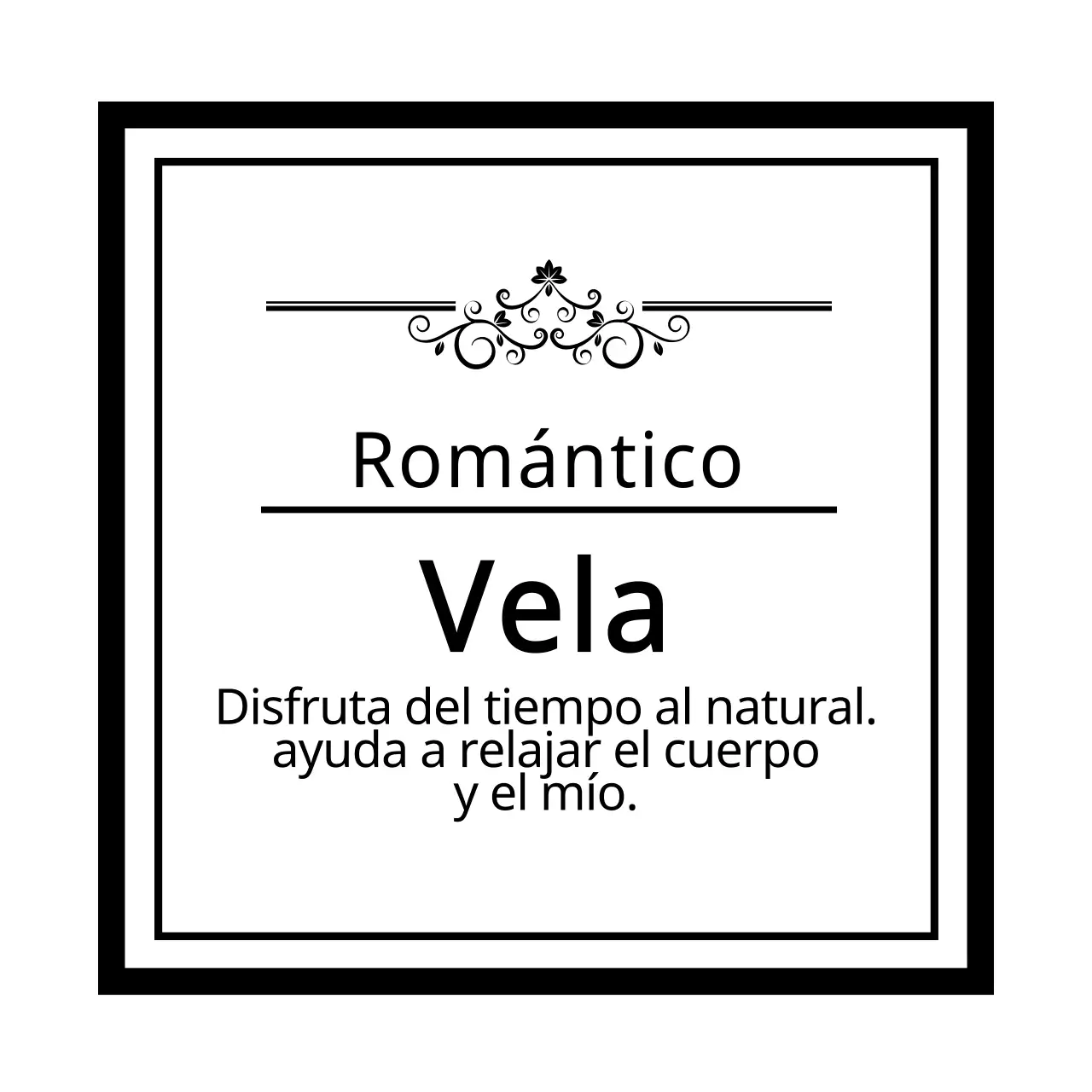 vela ROMÁNTICA