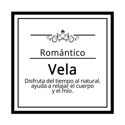 vela ROMÁNTICA