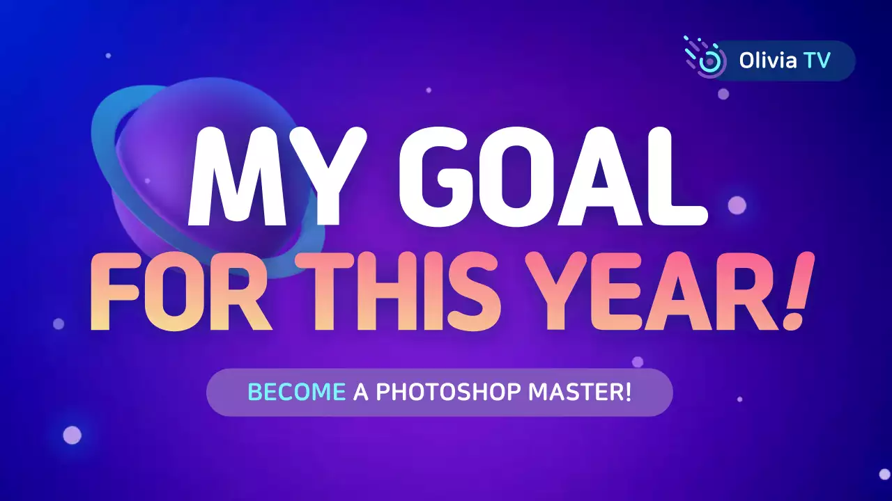 Purple Trendy Goal Promotion YouTube Thumbnail