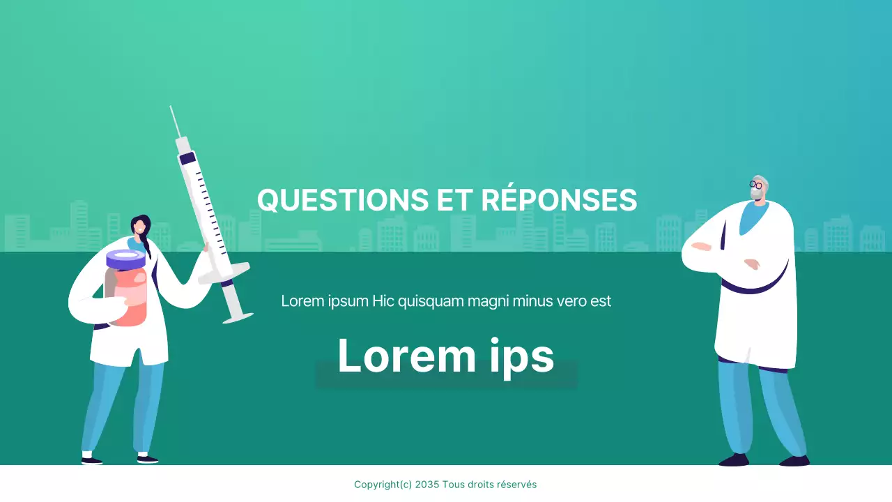 Présentation d'une classe d'infirmières mettant en valeur des illustrations vertes