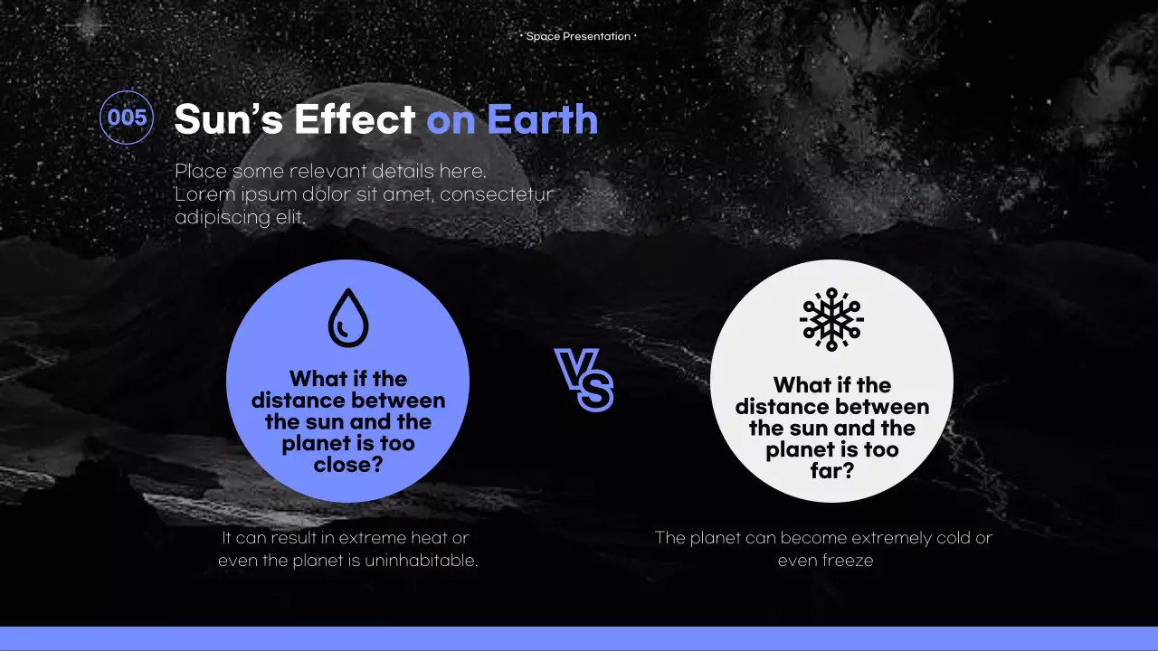 Apresentando um universo emocionalmente limpo em preto e roxo