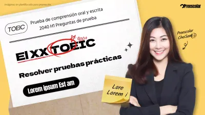 Prueba de práctica sencilla y llena de fotos con un tema de papel de examen amarillo-negro Miniatura de YouTube