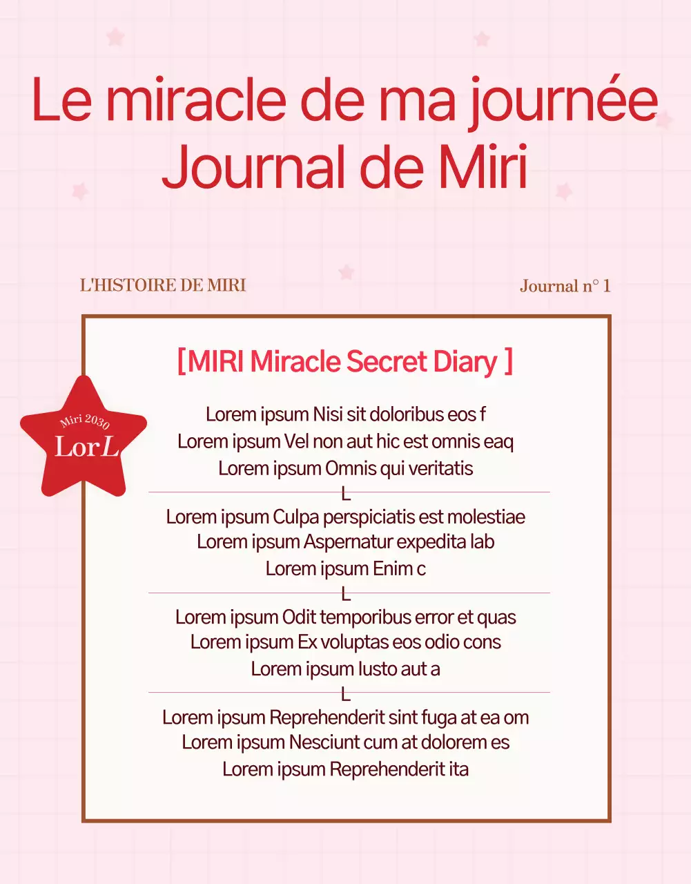 Voici un agenda mignon et vintage avec un toucher de nacre rose.