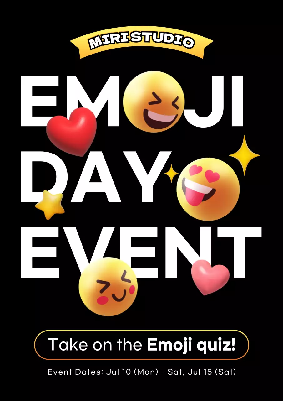 Black, text-highlighted events