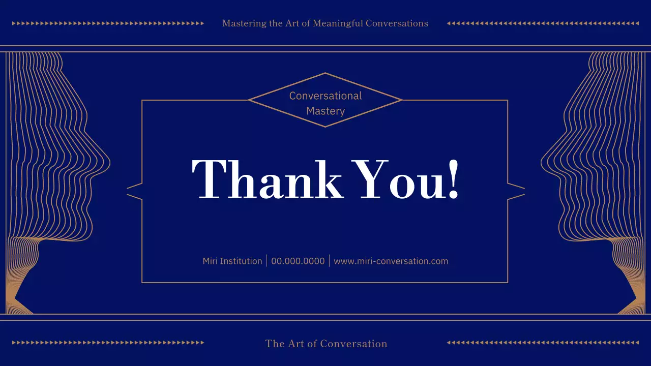 Navy and Beige Conversation of the Day