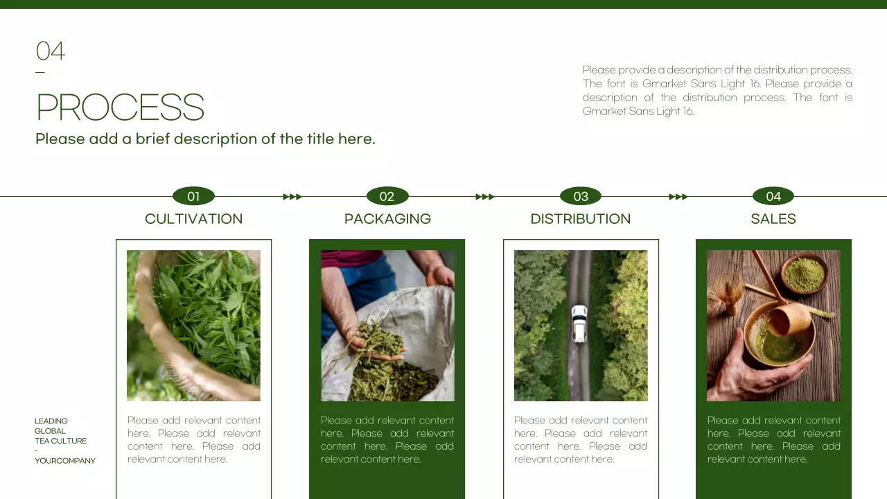 그린모던티 광고 프리젠테이션