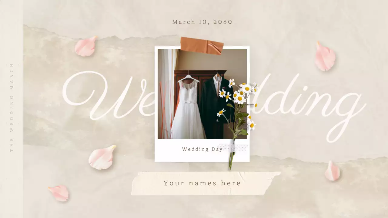 Beige and pink wedding planning diary