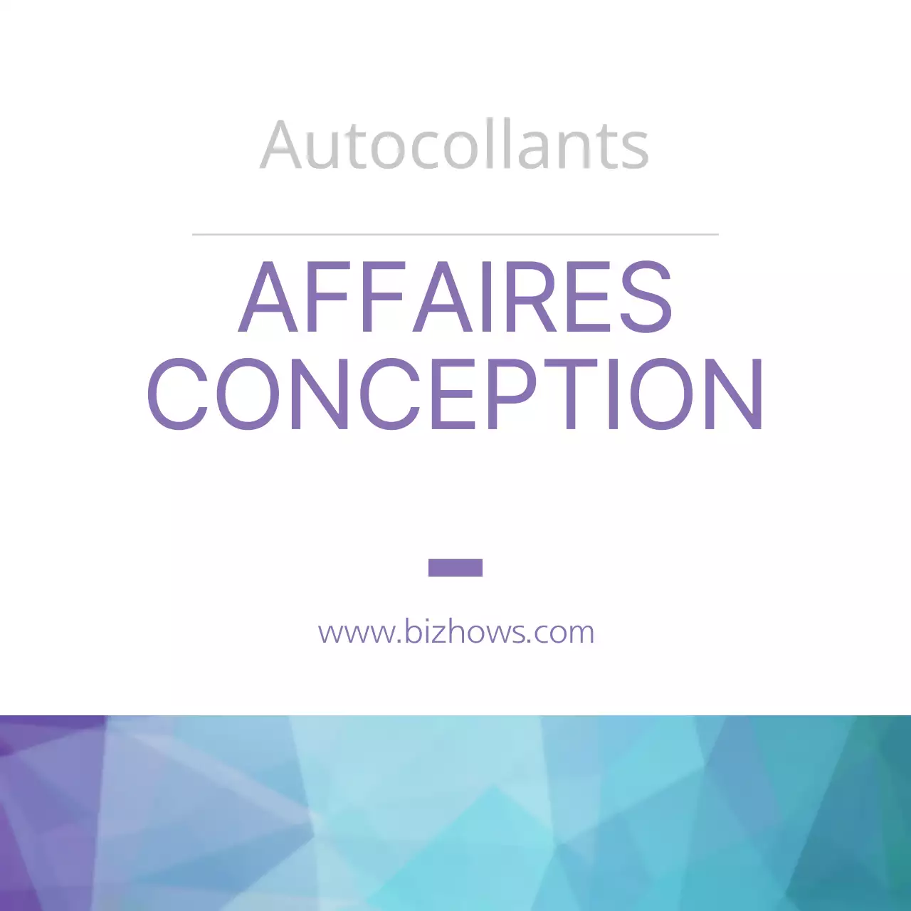 Conception d'entreprise