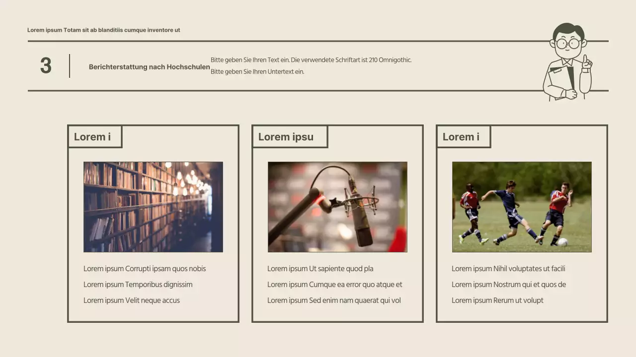 Eine reguläre Studentenratssitzung in Khaki und einem sauberen Look