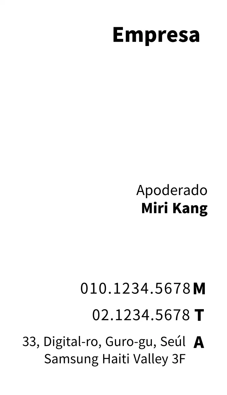 Retrato de empresa Tarjeta de visita4