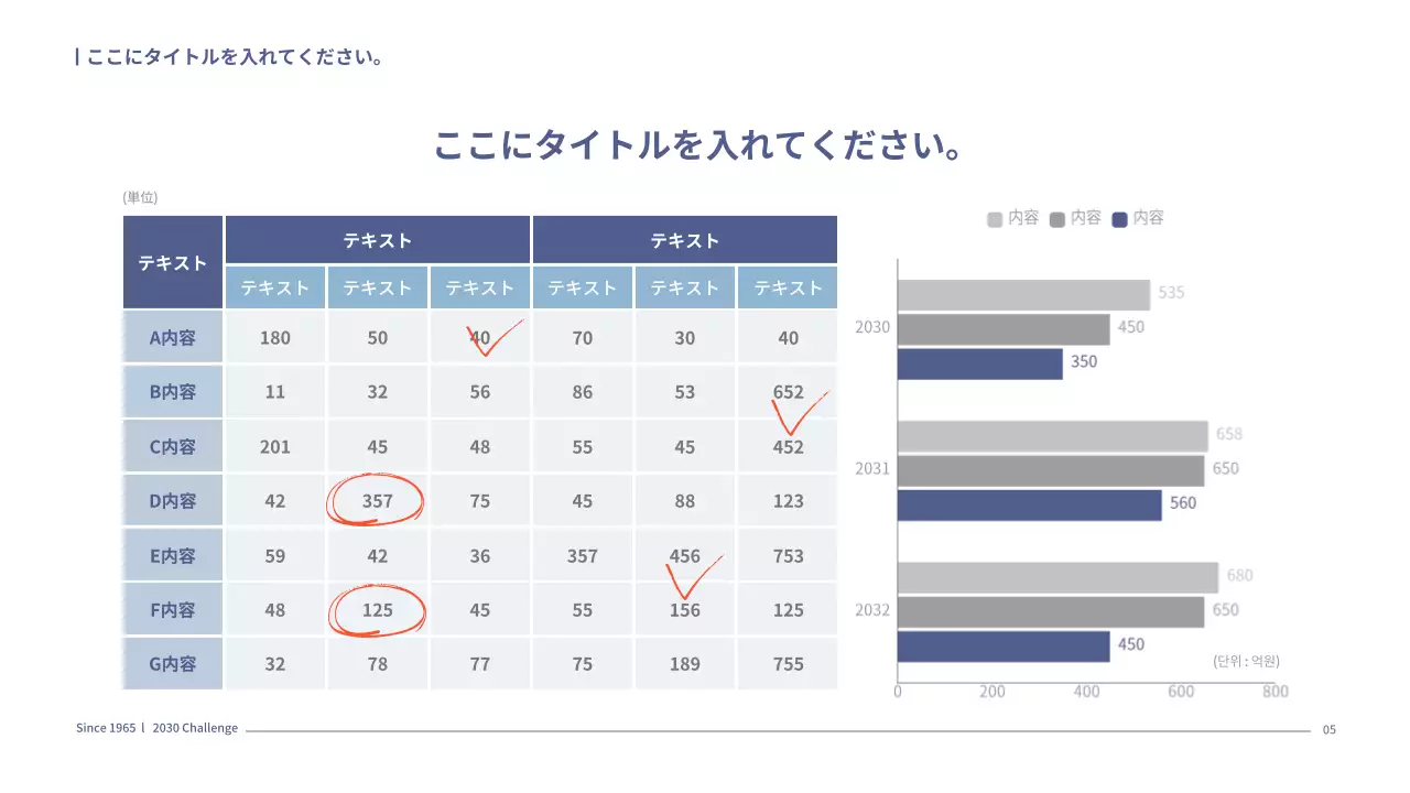 青 モダン ビジネス 企画書 プレゼンテーション