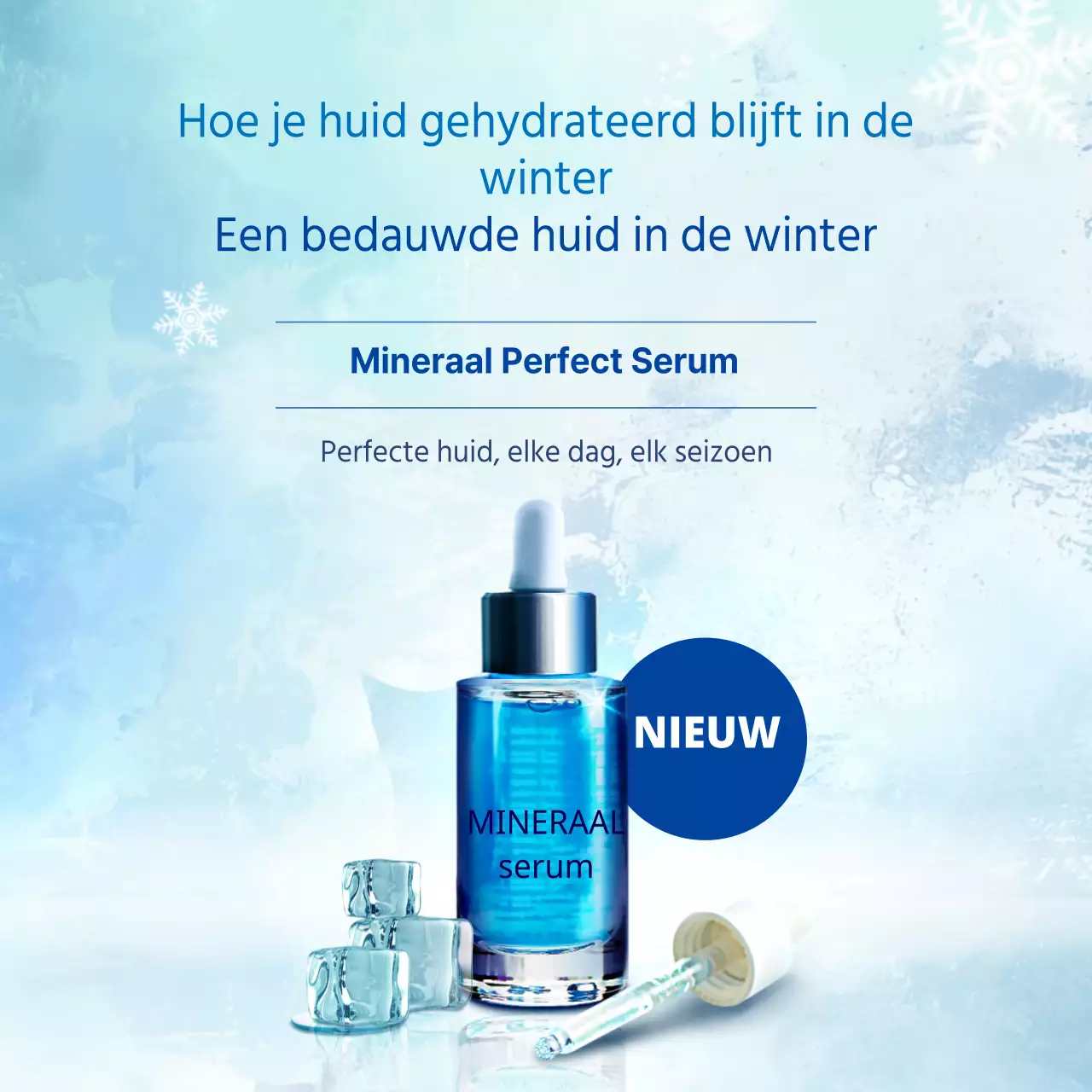 Een bedauwde huid creëren