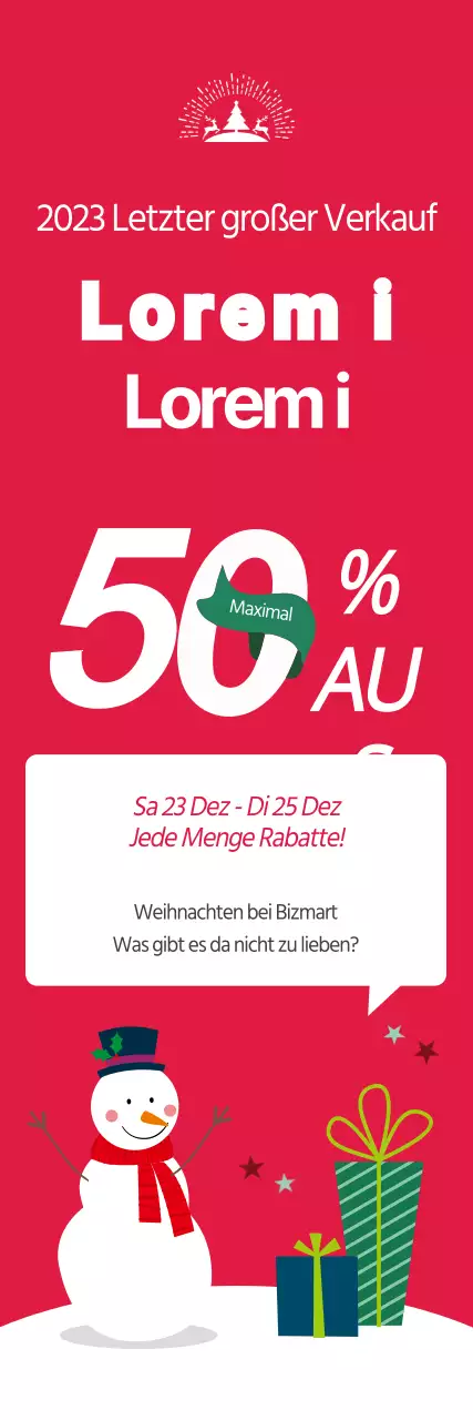 Großer Winterschlussverkauf