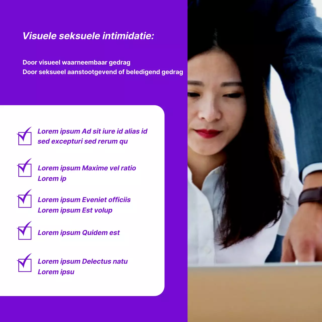 Seksuele intimidatie