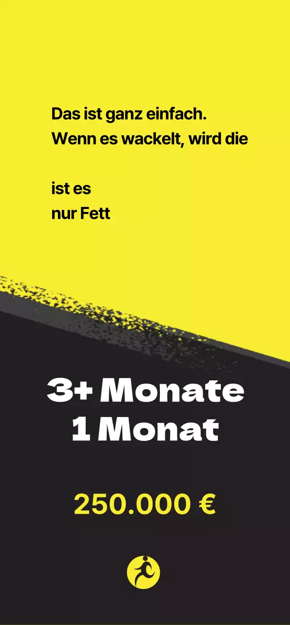 Buntes, aufmerksamkeitsstarkes Gesundheitsbanner mit gelben Akzenten auf schwarzem Hintergrund