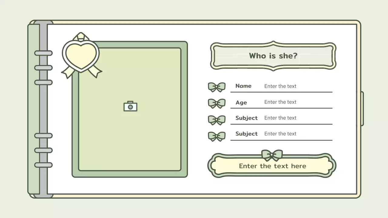 Blue Simple Diary Planner Presentation