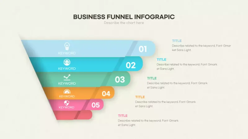 Infografis Laporan Bisnis Modern Berwarna-warni