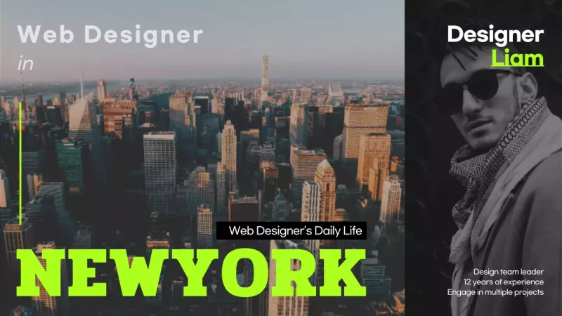 Black Modern Web Design Promotion YouTube Thumbnail