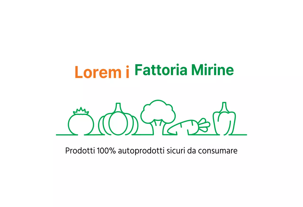 Scatola verde arancione della fattoria