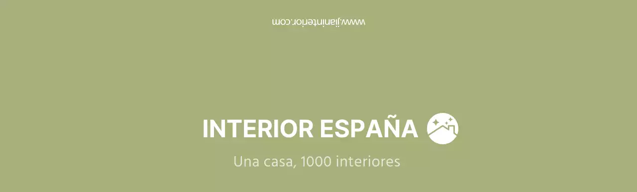 Concepto de logotipo sencillo para interiores en chartreuse