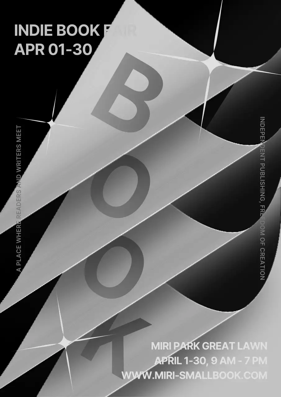 Promoting the Black and Gray Independent Publishing Fair