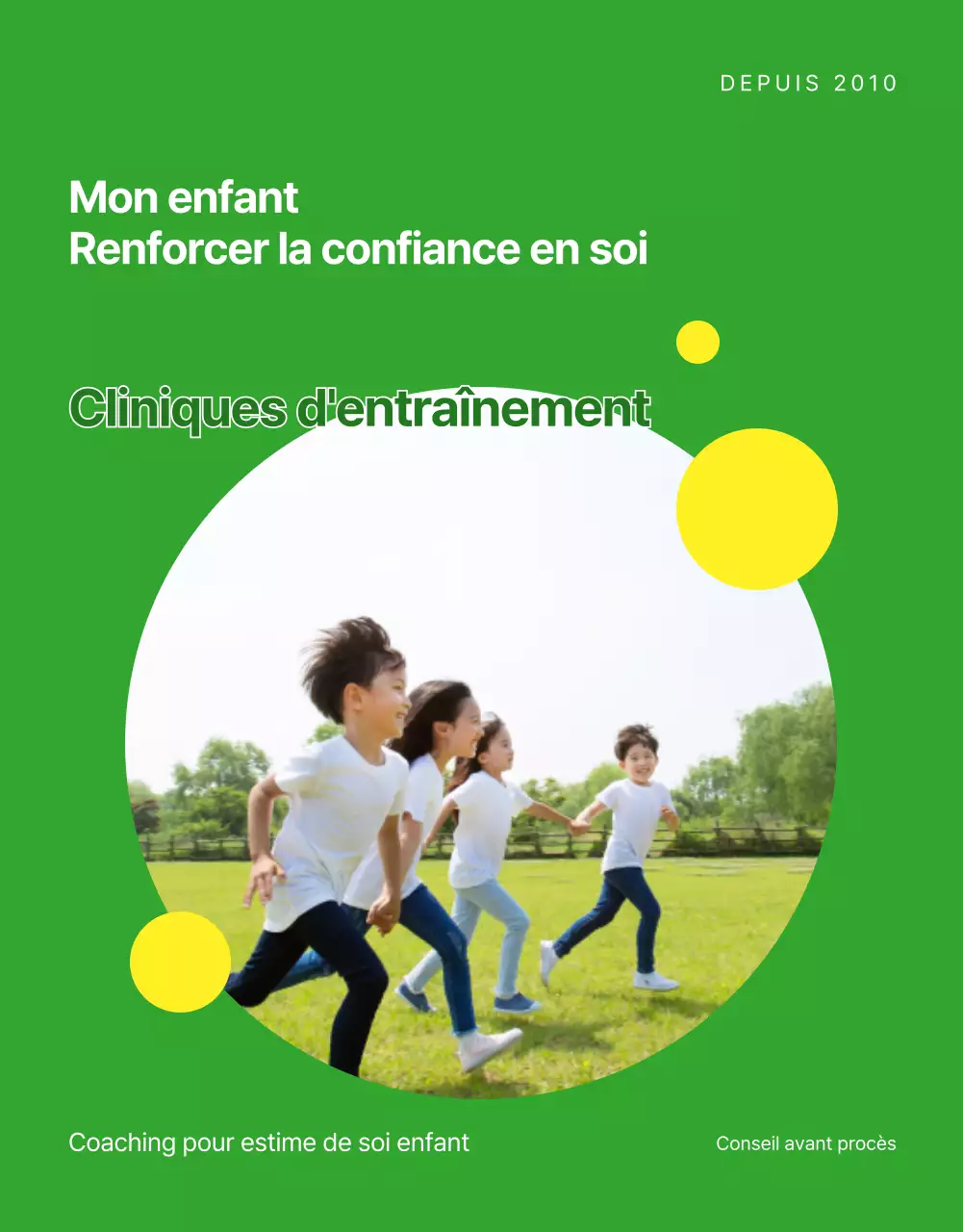 Images lumineuses de nos enfants Clinique de coaching pour le renforcement de la confiance en soi