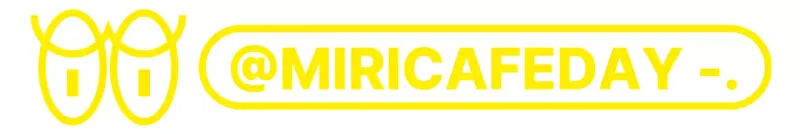 Schattige en schone stuiterende oogillustratie in geel met tekstcombinatie Style Cafe