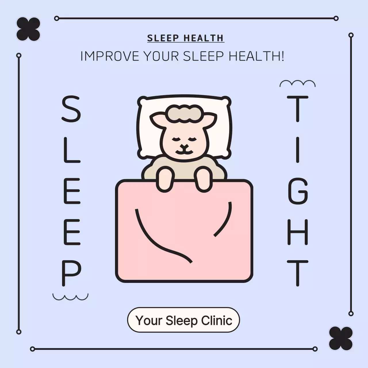 블루 미니멀 슬립 가이드 인스타그램 캐러셀