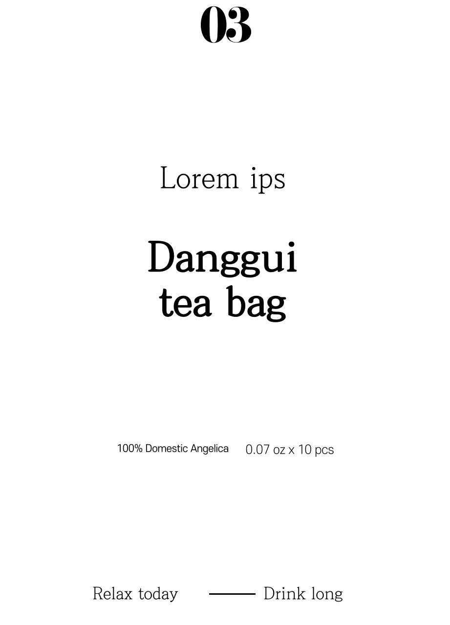 Kantong Teh Danggui Tradisional yang Sentimental