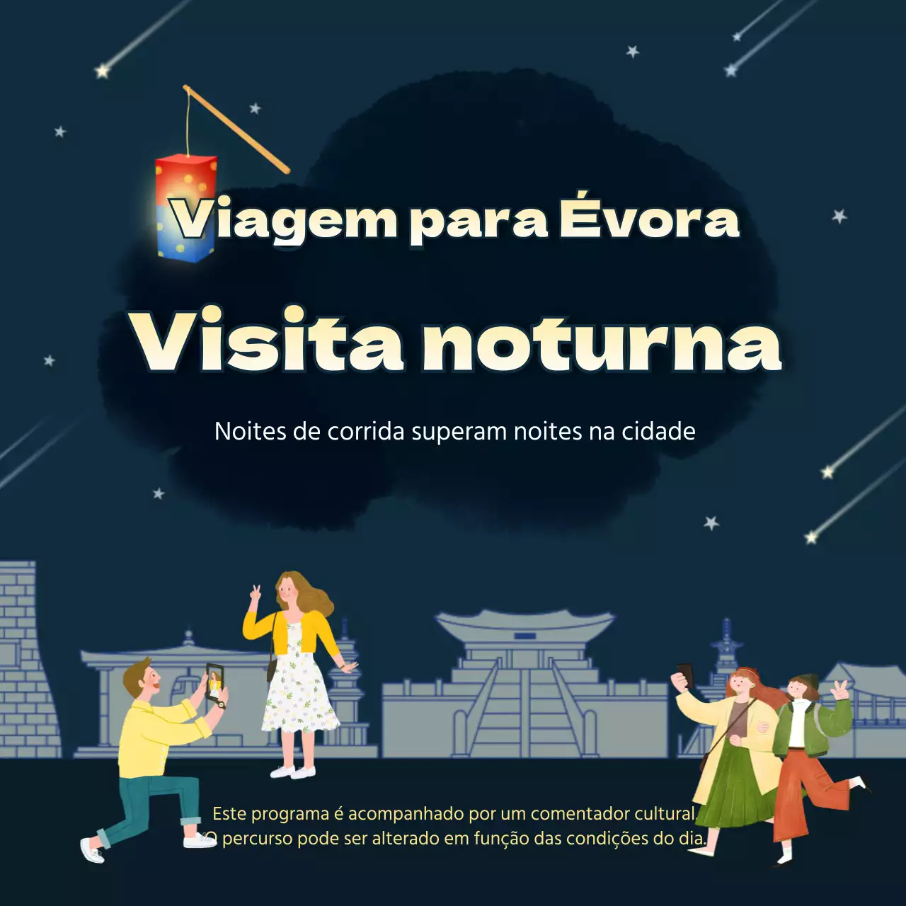 Promoção da digressão nocturna da corrida pela Namsaektone